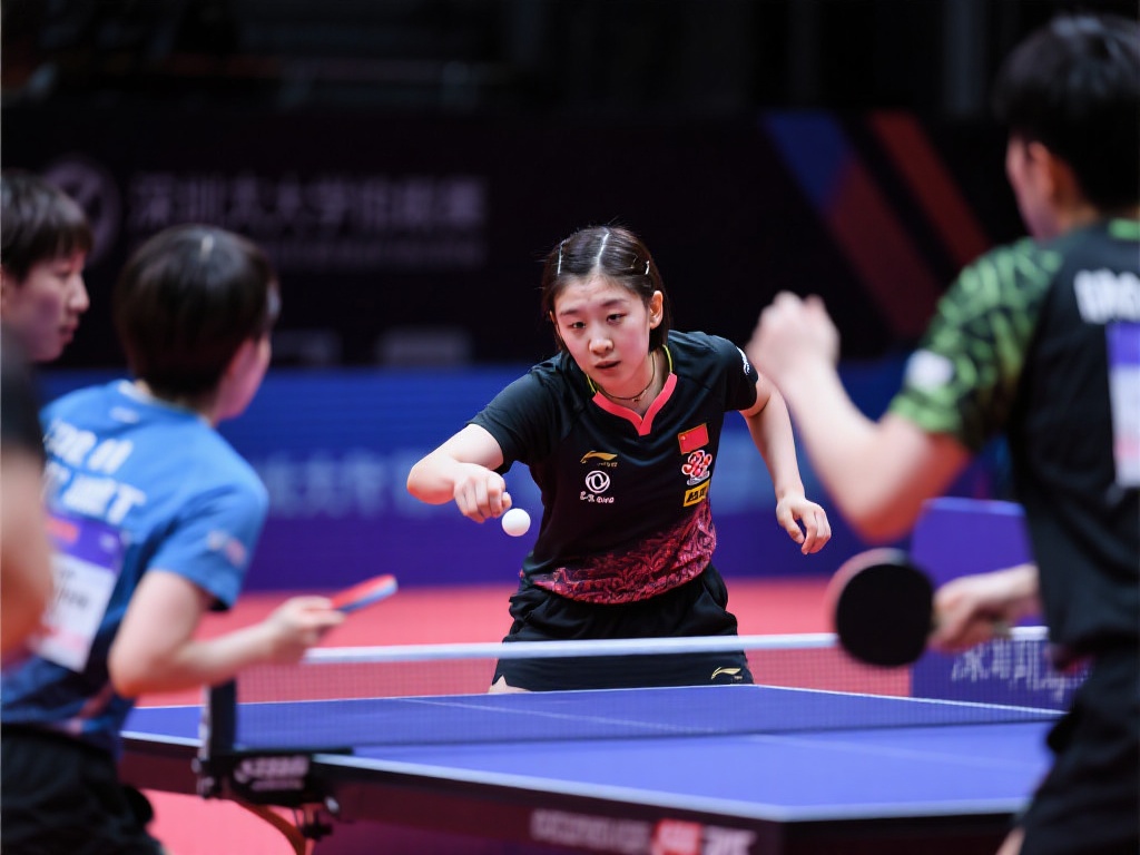 孙颖莎缺阵崭露韧劲 深圳大学勇夺乒超首胜 作为深圳大学队的核心成员,孙颖莎凭借其突